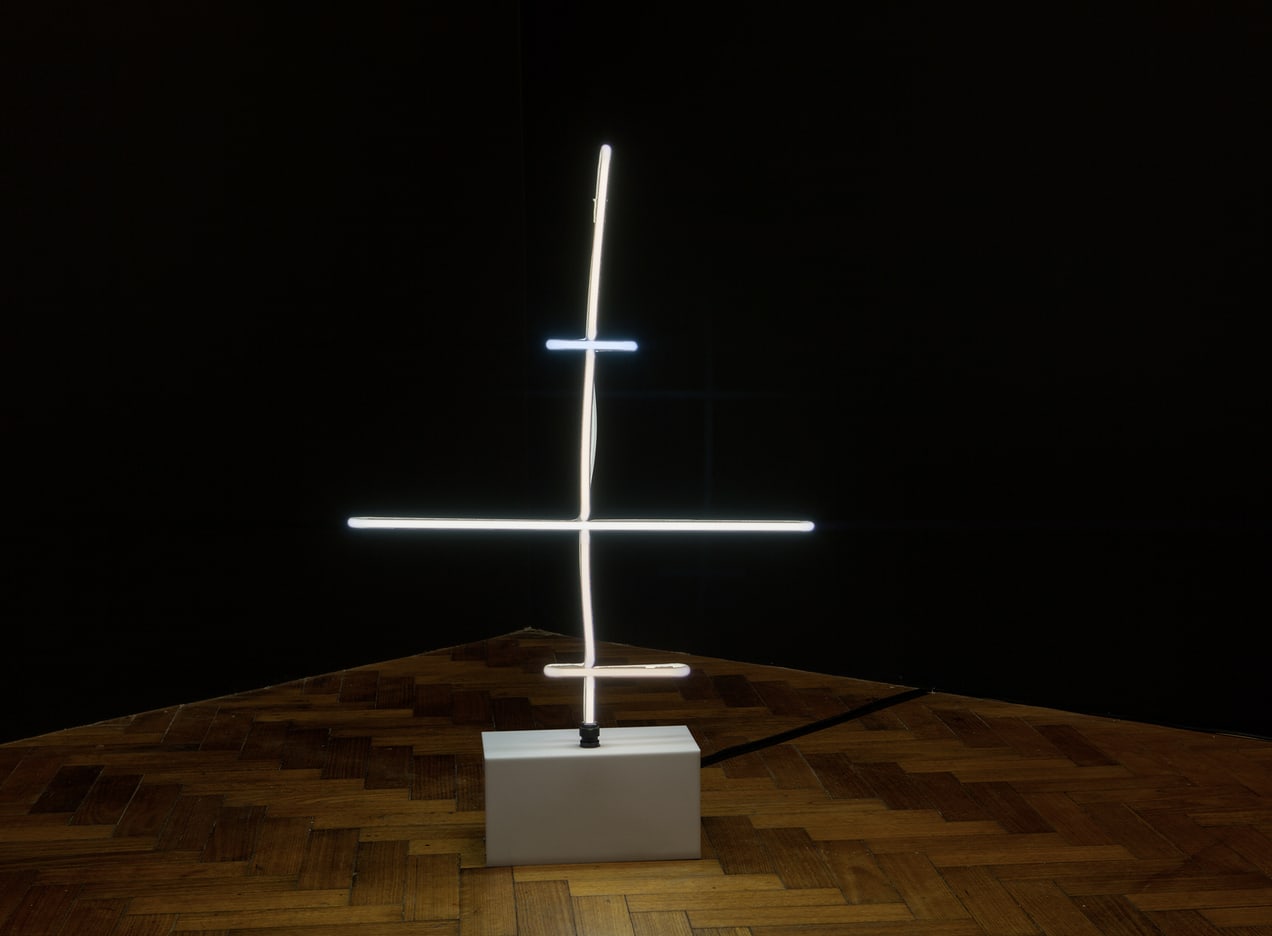 Sanja Pahoki, Malevich Cross (White), 2016