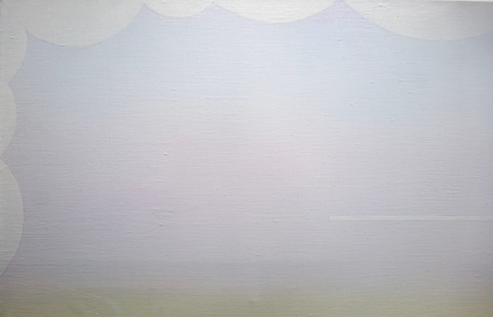 Rosslynd Piggott, Long flower light and cumulonimbus edge, 2022
