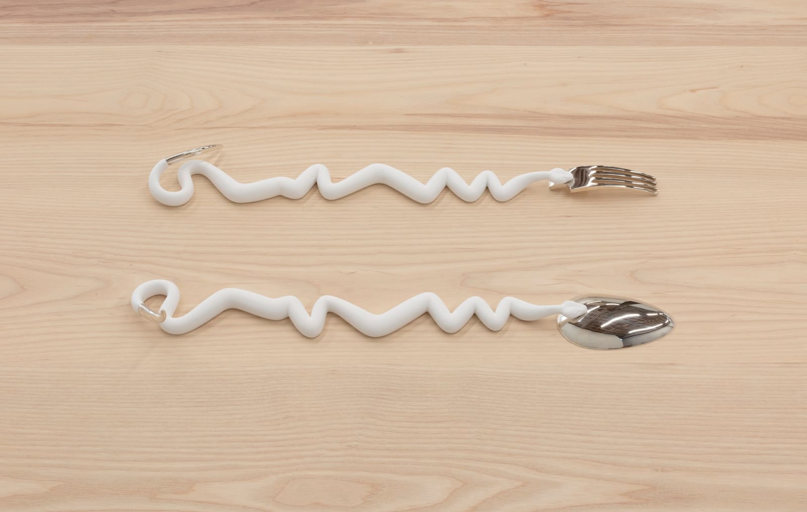 Fiona Abicare, Serpentine (flatware), 2025