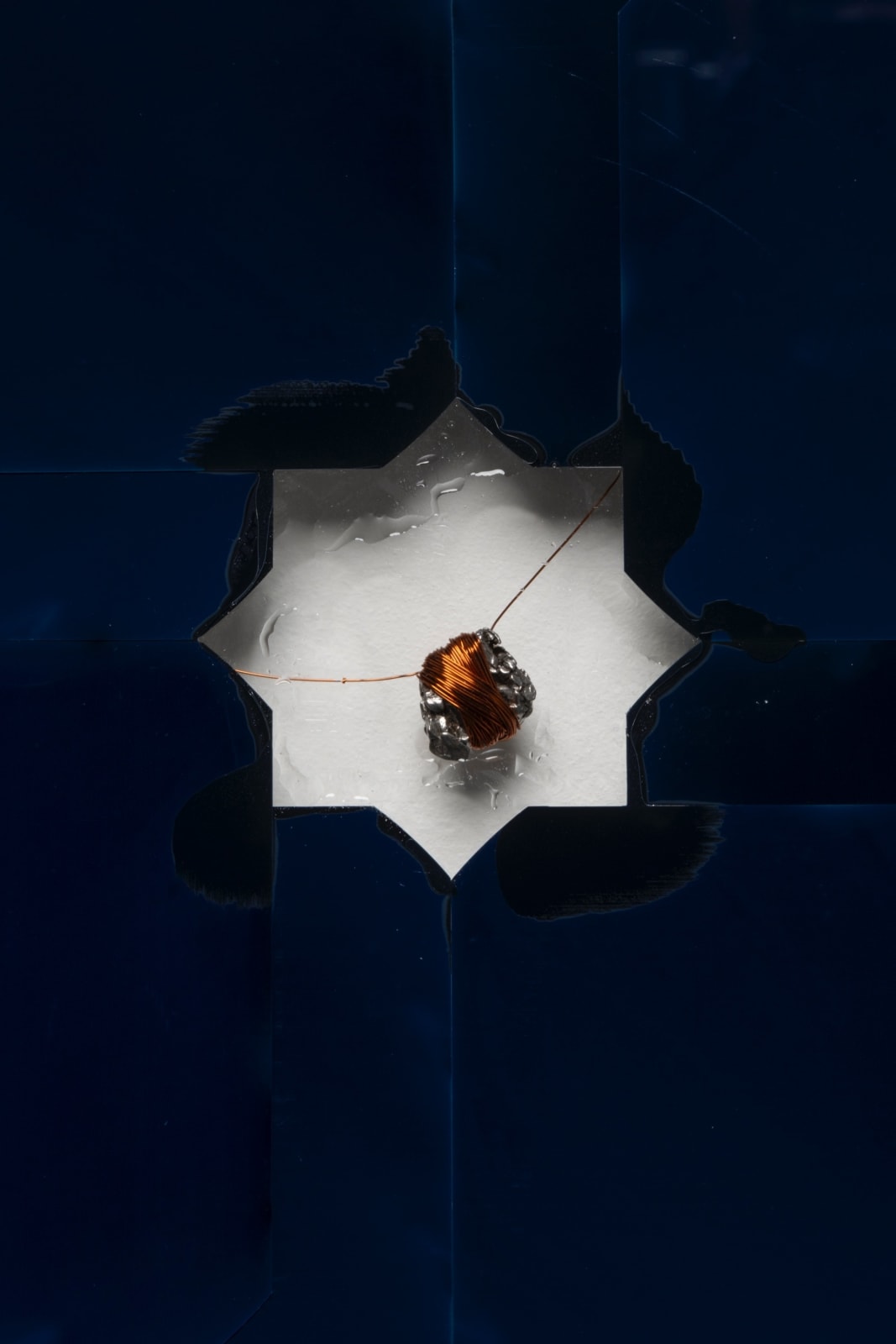 Haroon Mirza, Ogdoad Interstellar Magnet 261 (Solar Cell CircuitComposition 34), 2024