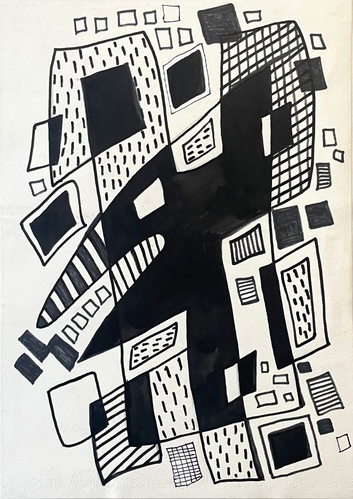 Annemarie Scherer H., Entwurf für Teppich/ Design for a rug, 1940
