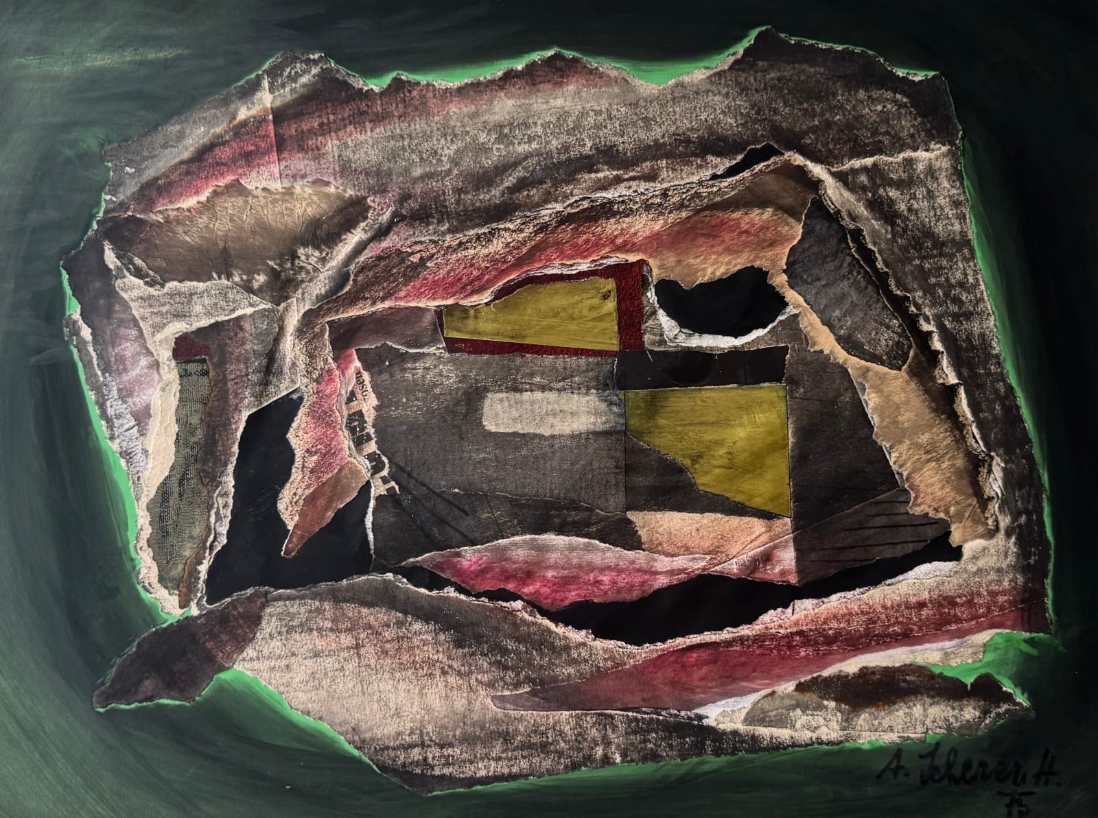 Annemarie Scherer H., Verschobene Flächen, 1975