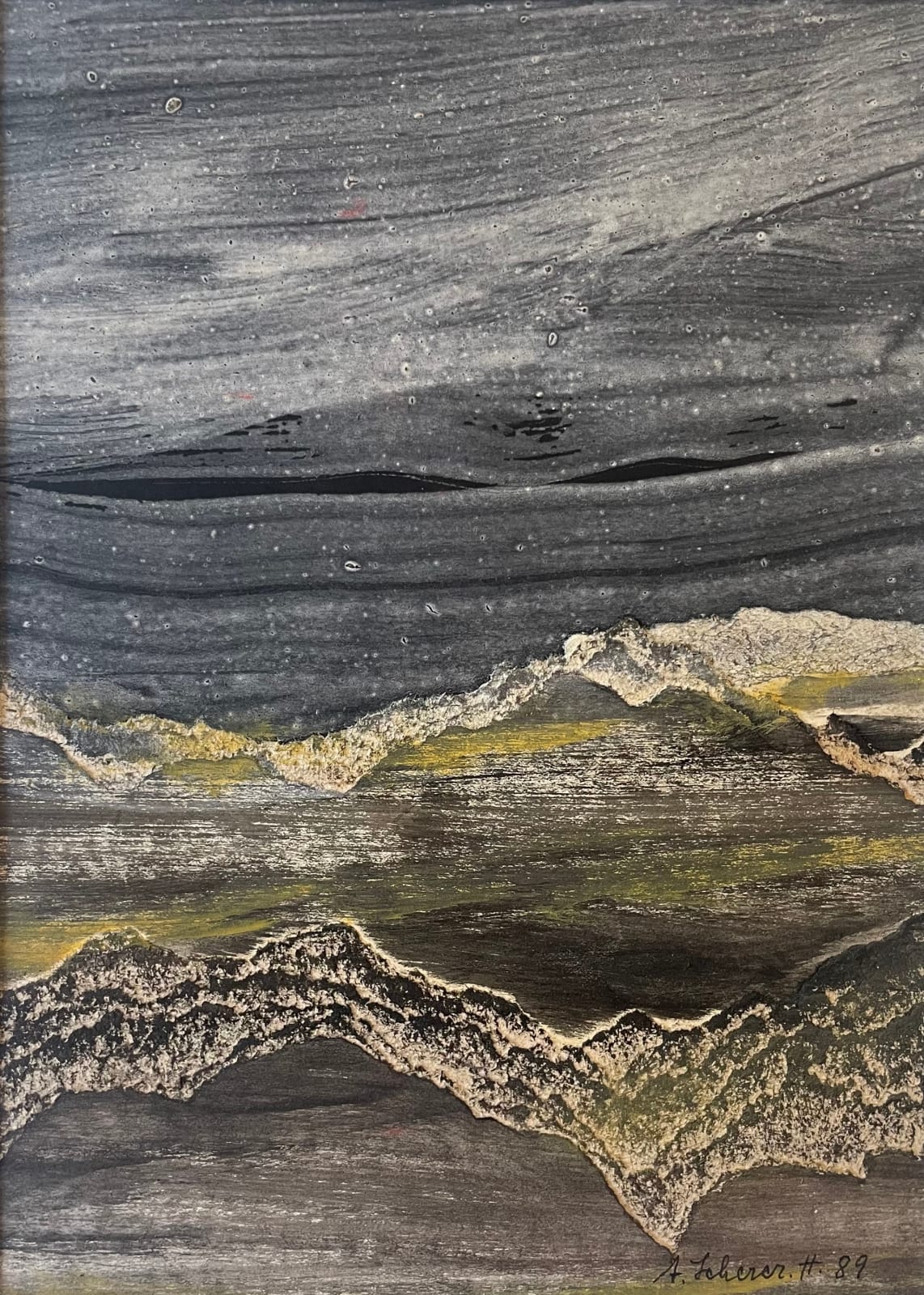 Annemarie Scherer H., Landschaft / Landscape, 1989