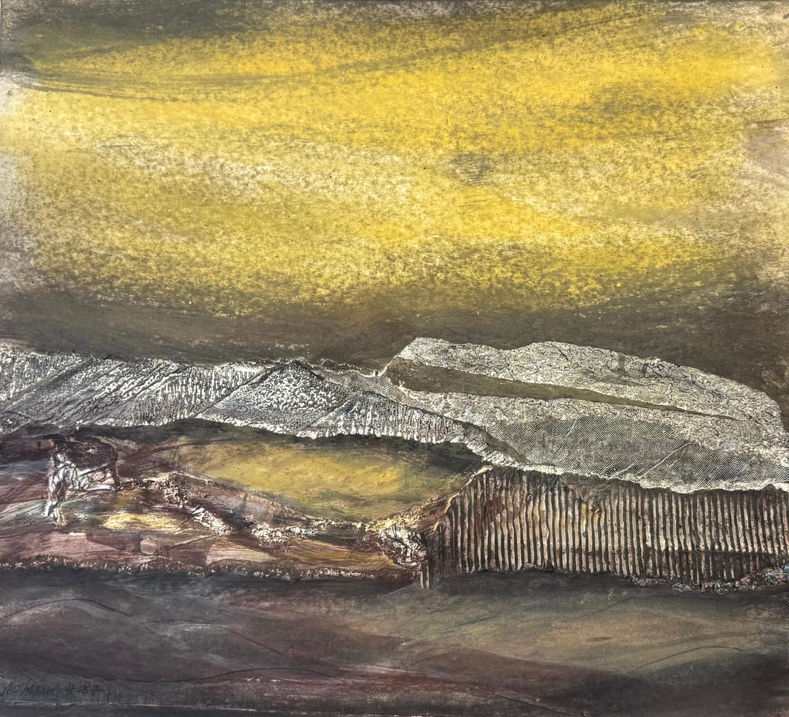 Annemarie Scherer H., Landschaft / Landscape, 1987