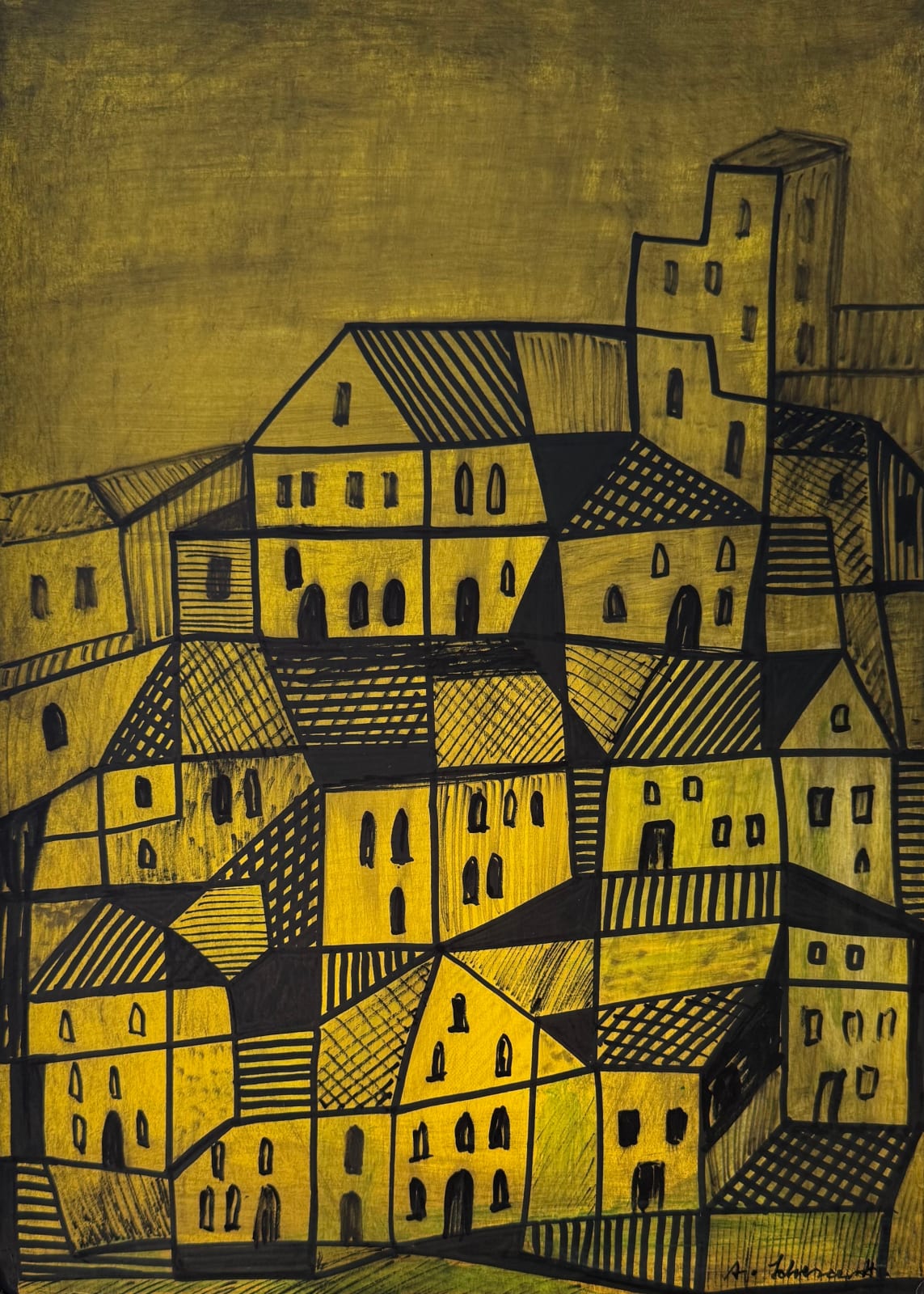 Annemarie Scherer H., Ohne Titel , 1955