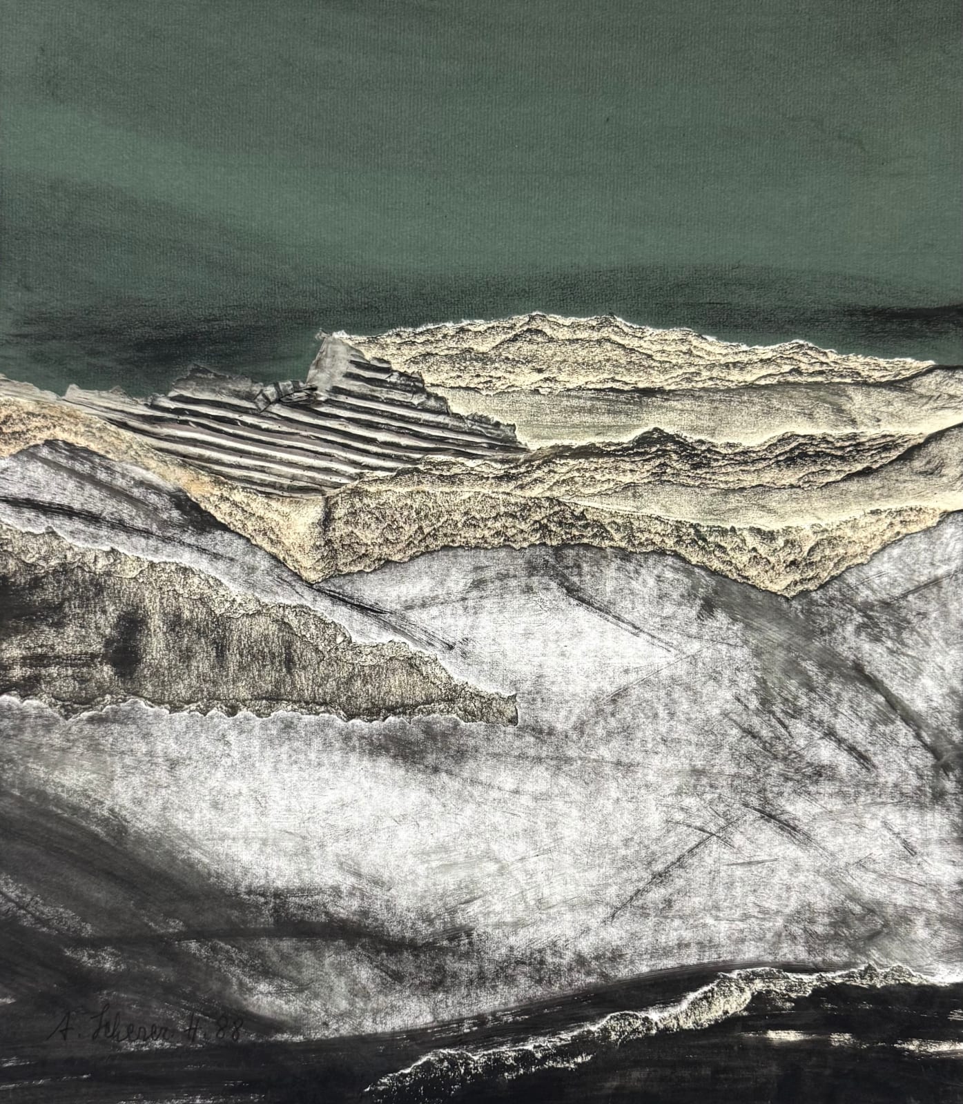 Annemarie Scherer H., Landschaft / Landscape, 1988