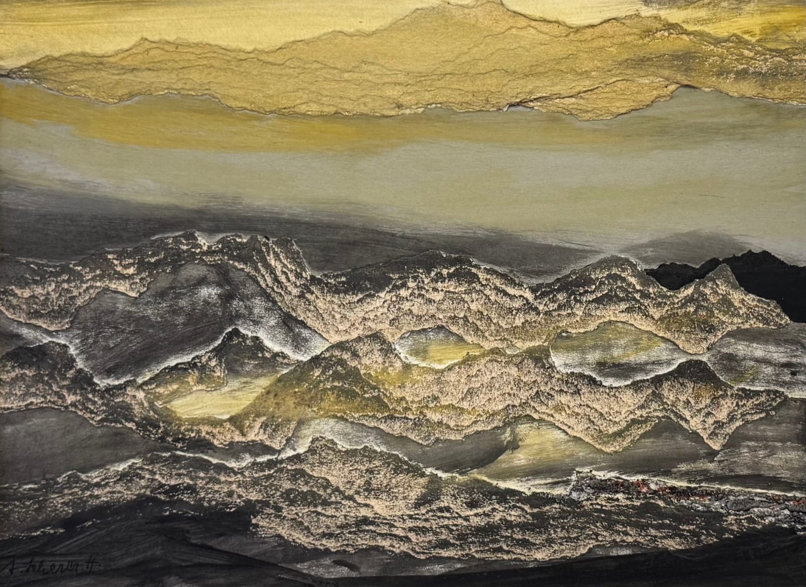 Annemarie Scherer H., Landschaft / Landscape, 1988