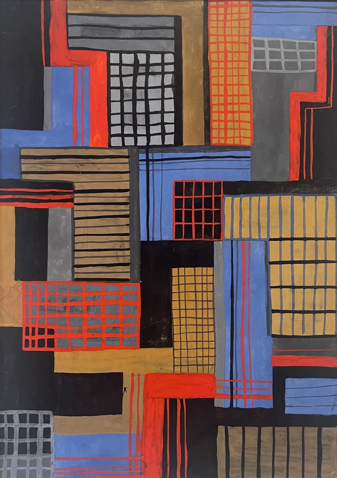 Annemarie Scherer H., Textil Entwurf/ Textile Design, 1930