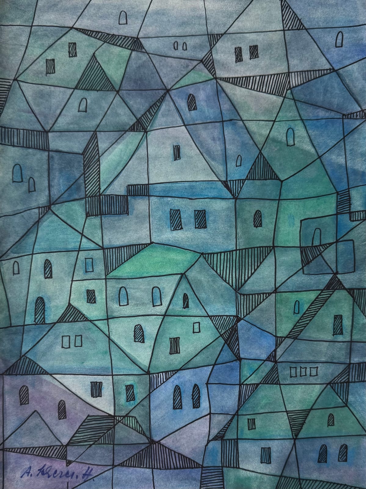Annemarie Scherer H., Ohne Titel , 1955