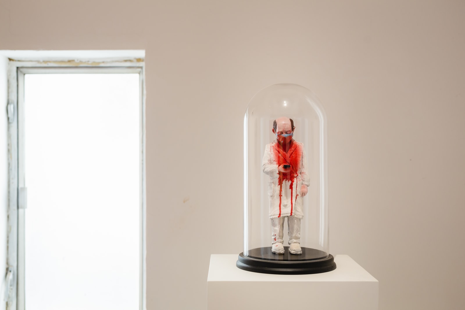 Isaac Cordal, News of the Day, 2020