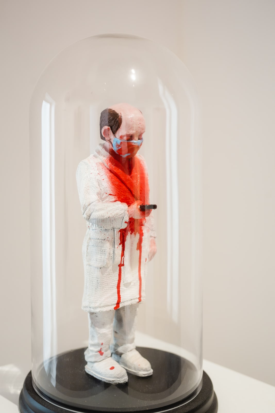 Isaac Cordal, News of the Day, 2020