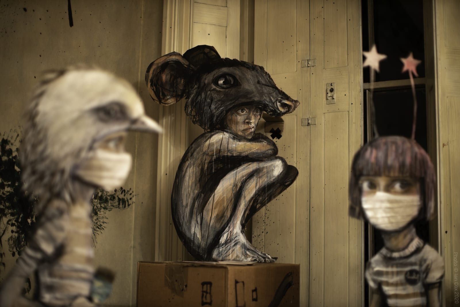 Herakut, Disapproving Rat, 2020