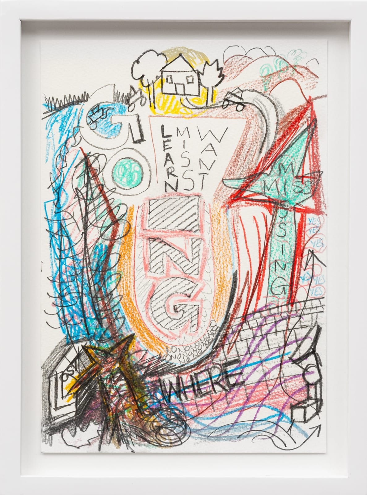 Martin Creed, Work No. 3103 LEARNING MISSING WANTING, 2018