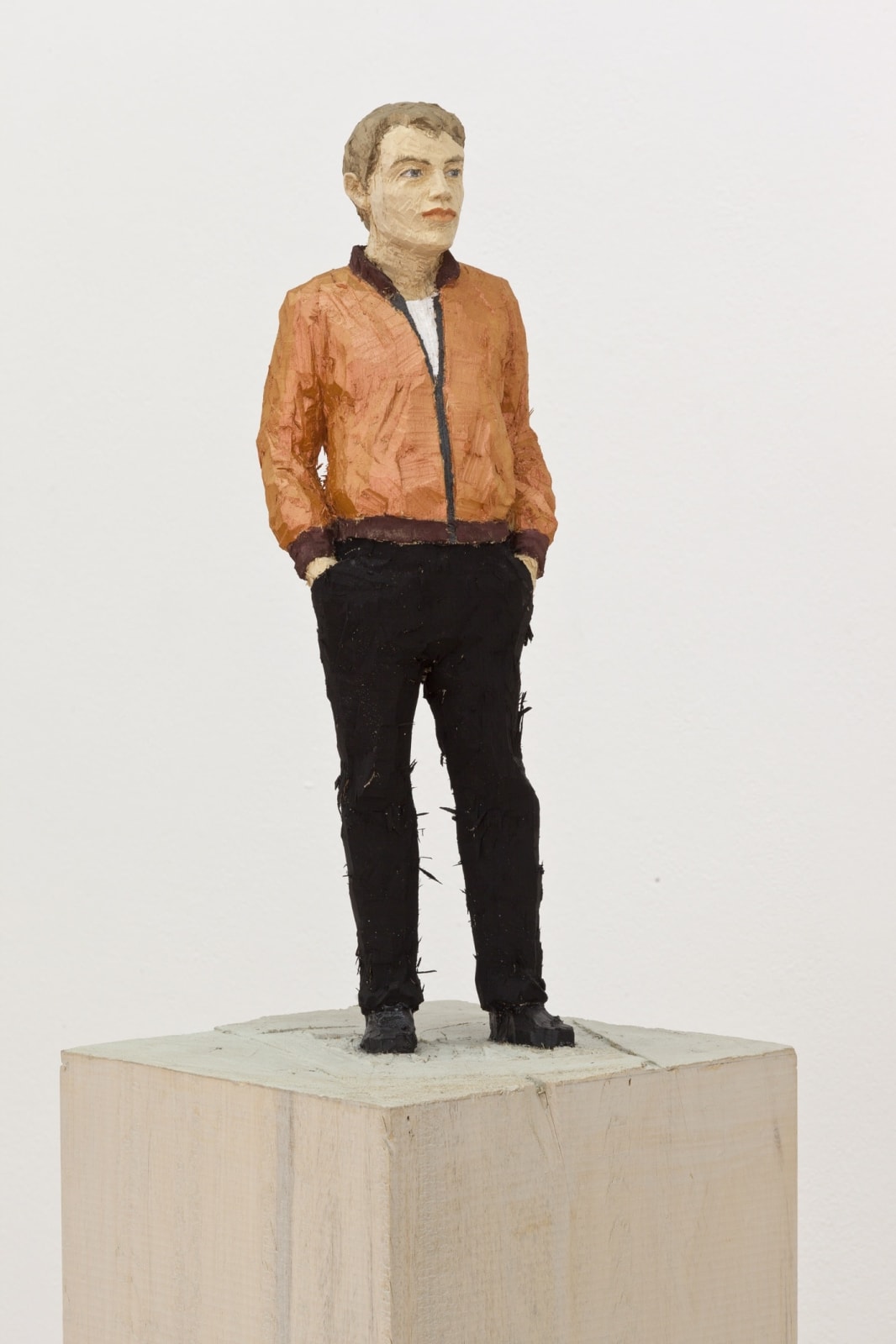 Stephan Balkenhol, Mann mit Blouson, 2017