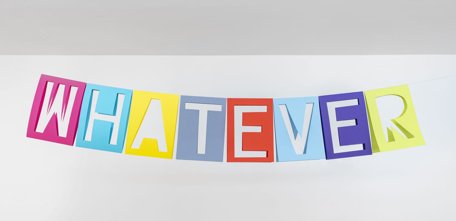 Martin Creed, Work No. 3925 Whatever, 2025