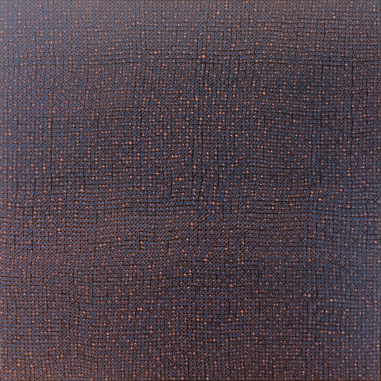 Teo González, Golden Gate and California Blue on Espresso Bean, 2024