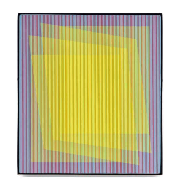 Julian Stanczak, Sharing Color - Cool, 2000