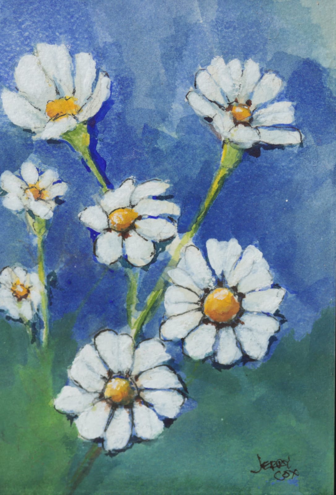 Beaux Arts 2025, Jerry Cox, "Field Daisies"