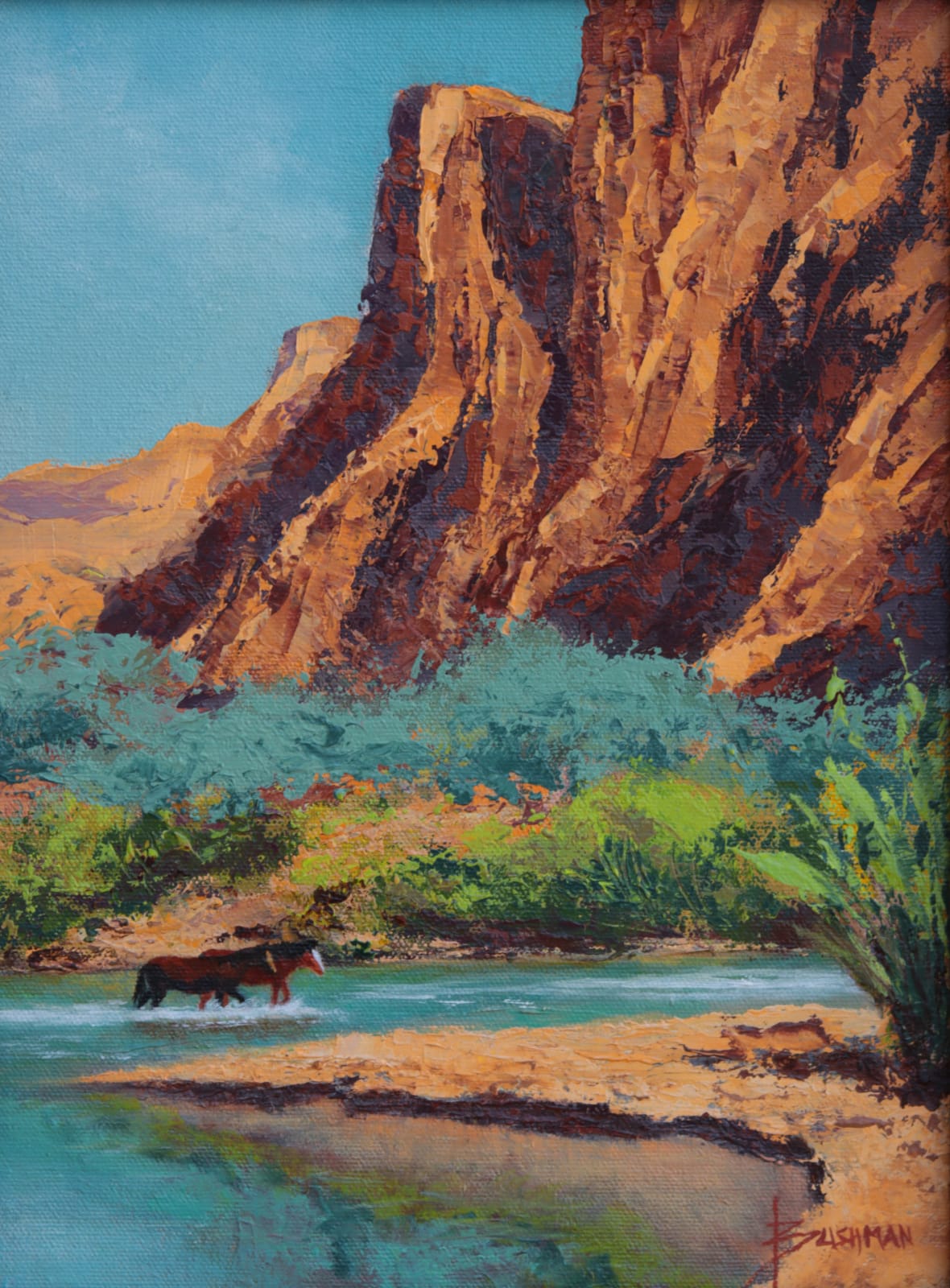 Beaux Arts 2025, Laurel Bushman "Salt River Stroll"