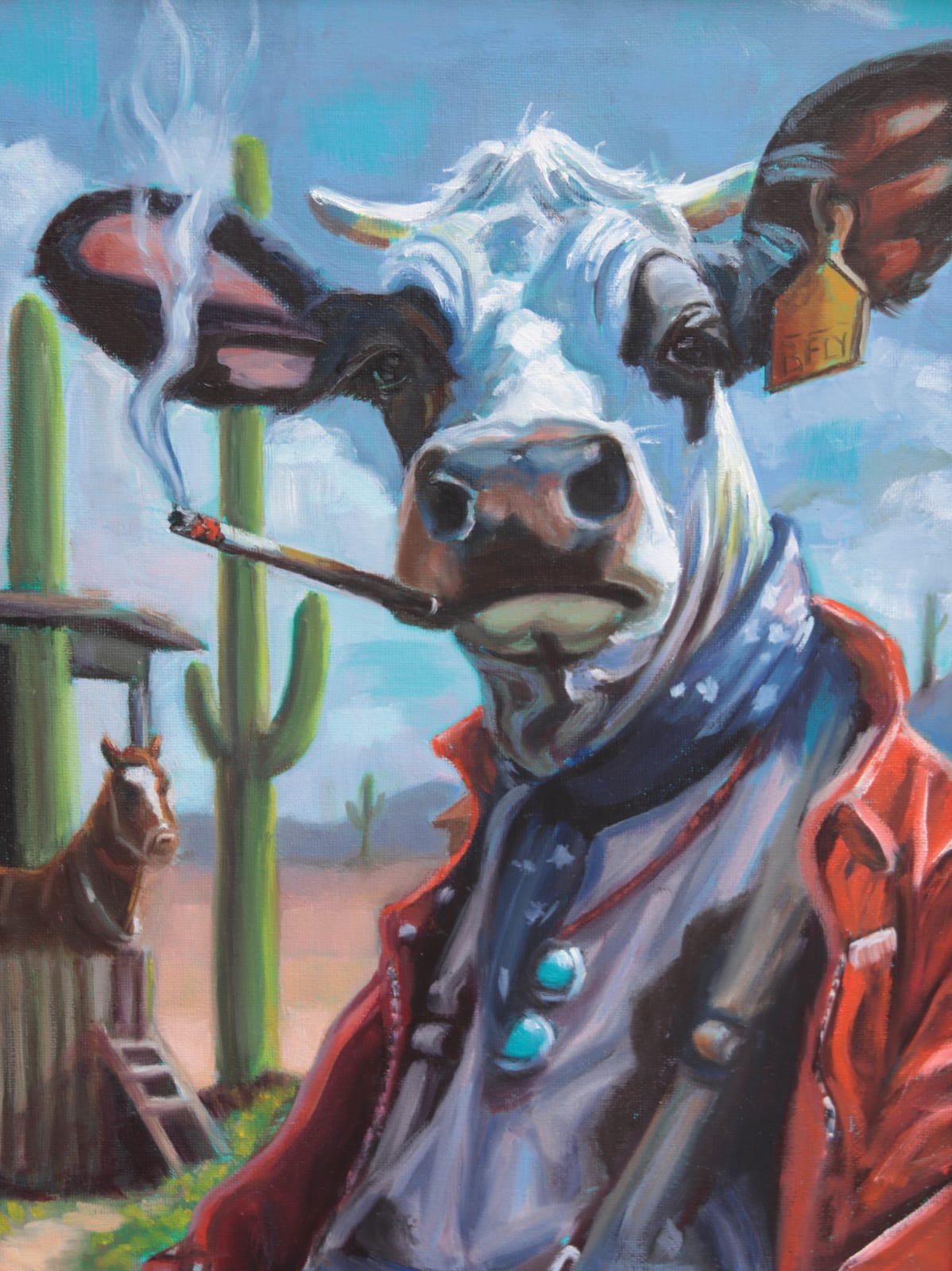 Beaux Arts 2025, Susan Butterfly-Ebert, "The Mooreboro Man"