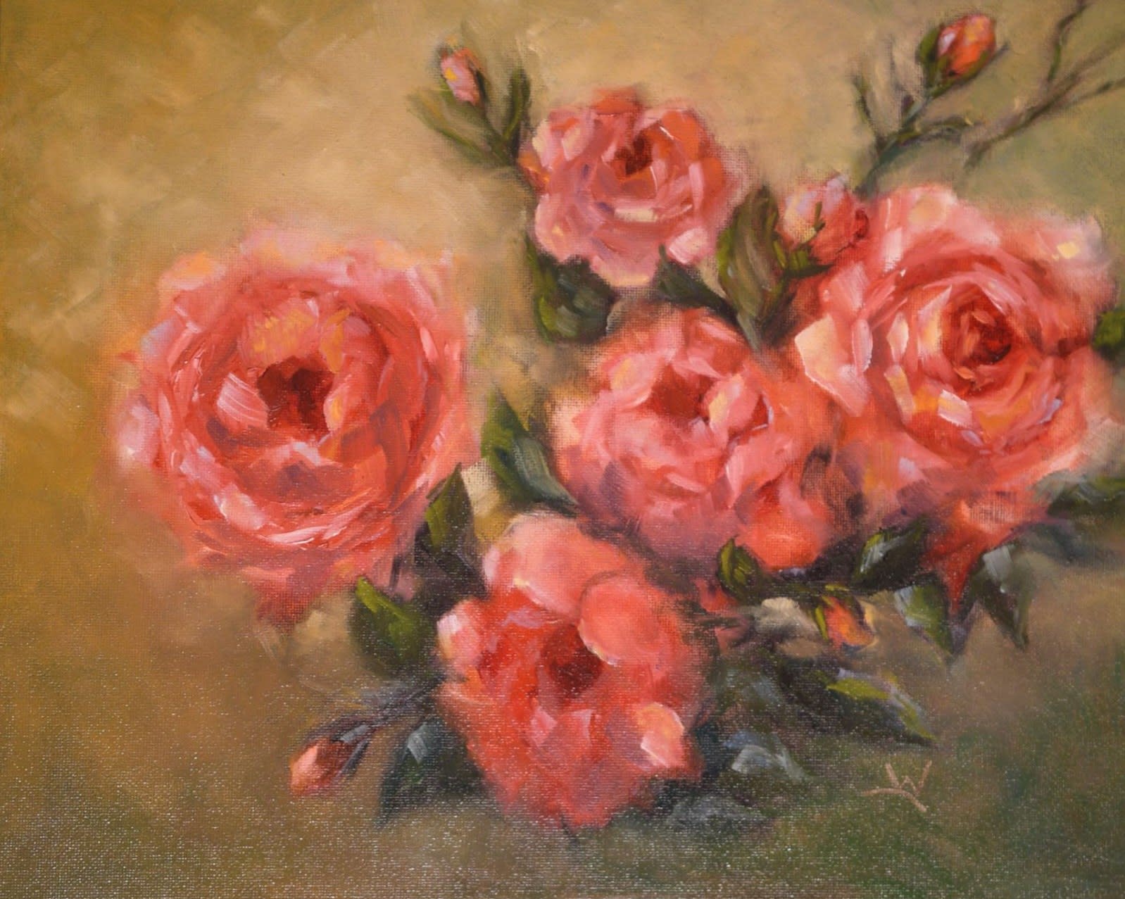 Fresh Paint 2024, Kathleen Wollenberg "Roses"