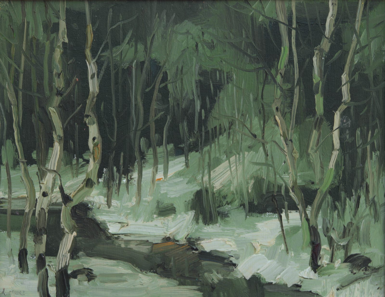 Private Collection 2025, Robert Moore "Winter Aspen"