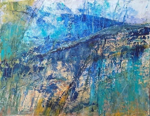 Fresh Paint 2025, Barbara Bagan "Hiking Snowdonia"