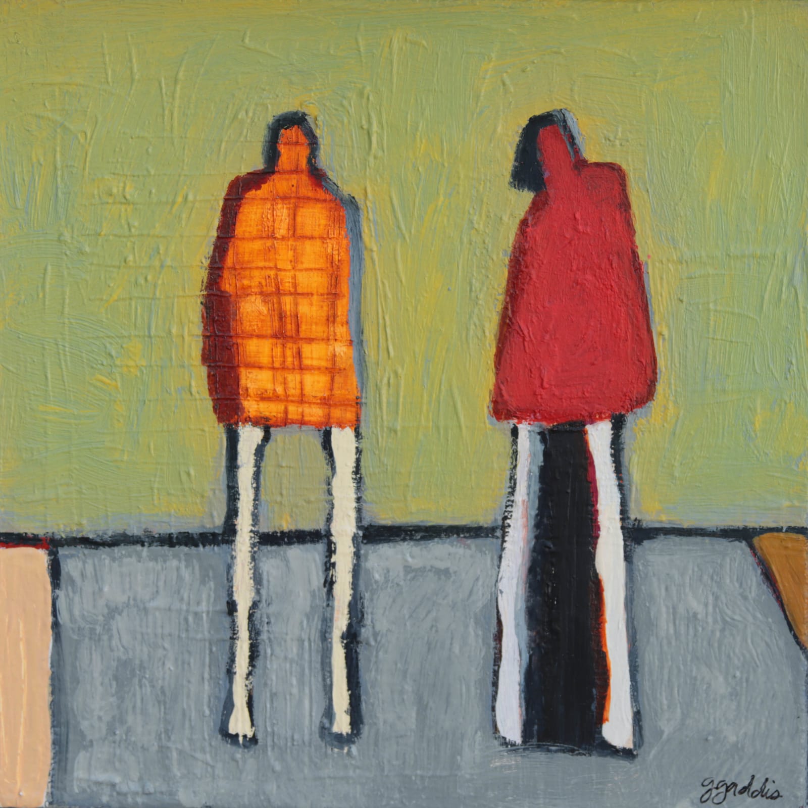 Beaux Arts 2025, Gloria Gaddis "2 Figures of History #2"