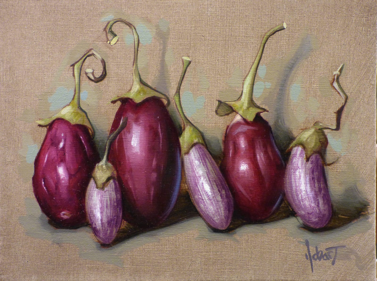 Clinton Hobart, Baby Fairytale Eggplants