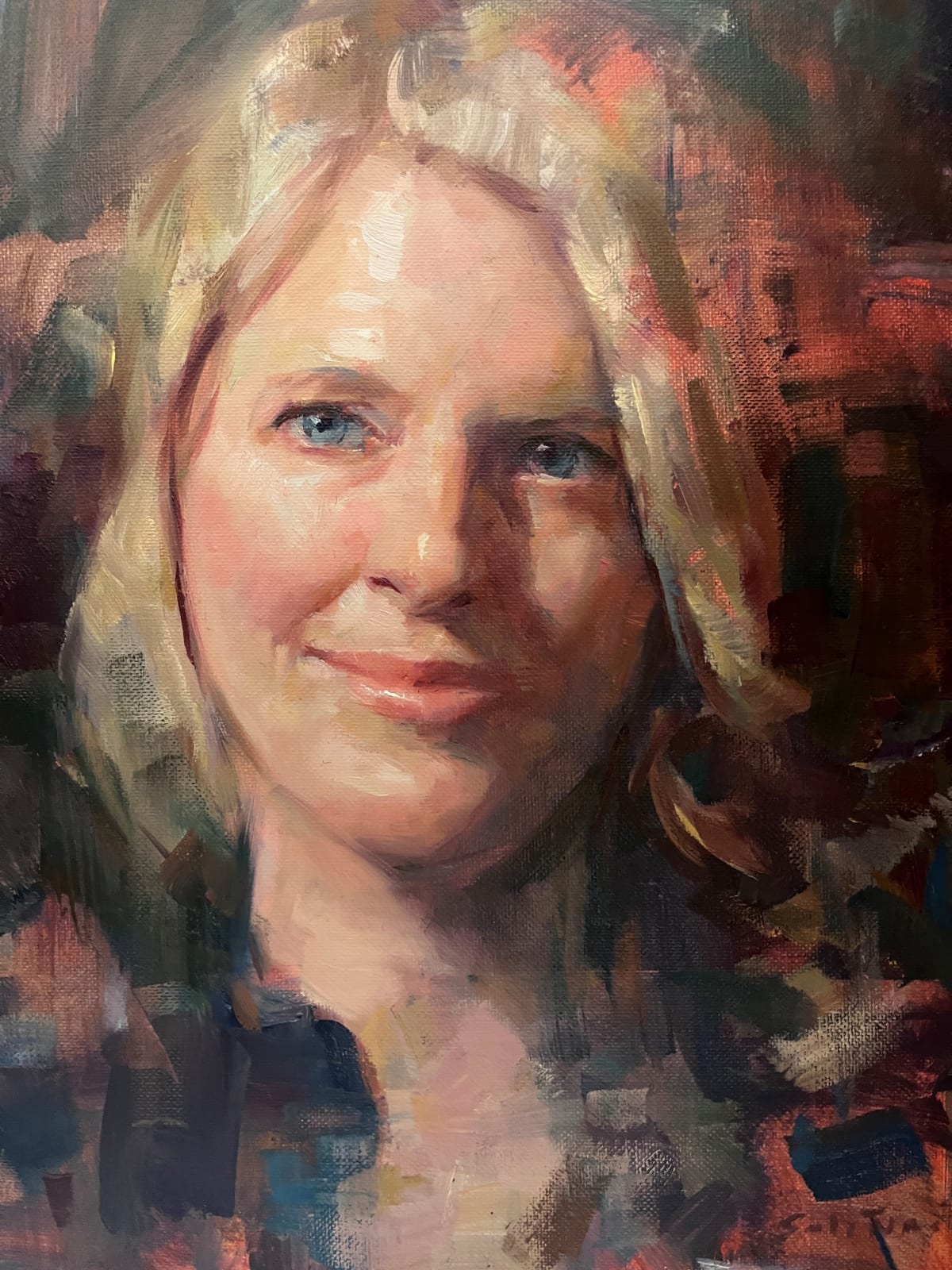 Jerry Salinas, Blonde Portrait, 2023