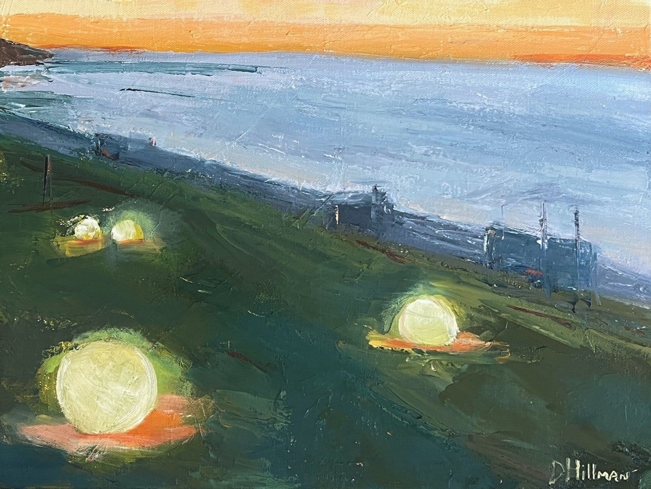 Fresh Paint 2024, Denise Hillman "Nightfall on Crete"