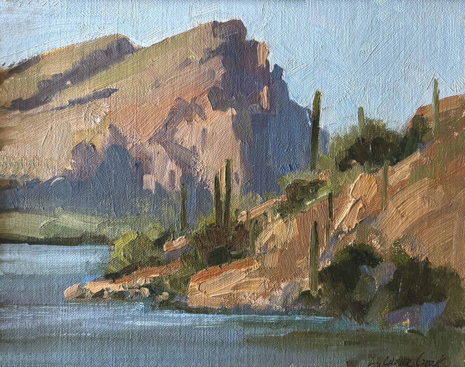 Beaux Arts 2025, Linda Glover Gooch, "Saguaro Lake Arizona"