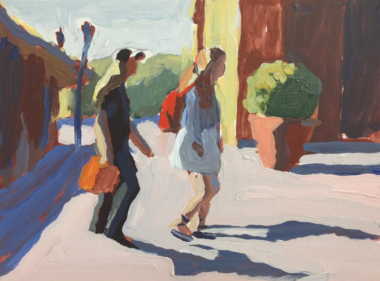 Peggi Kroll-Roberts, Two Walking, 2023