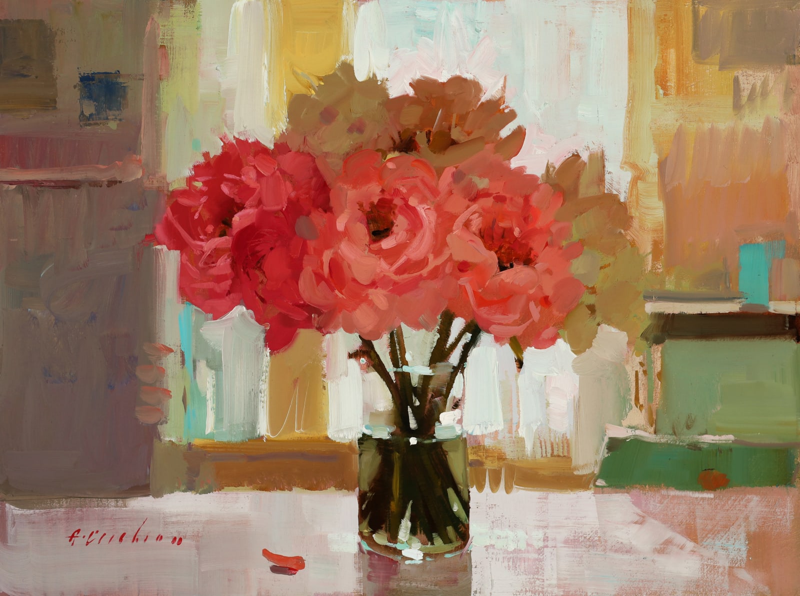 Aimee Erickson, Peonies on the Kitchen