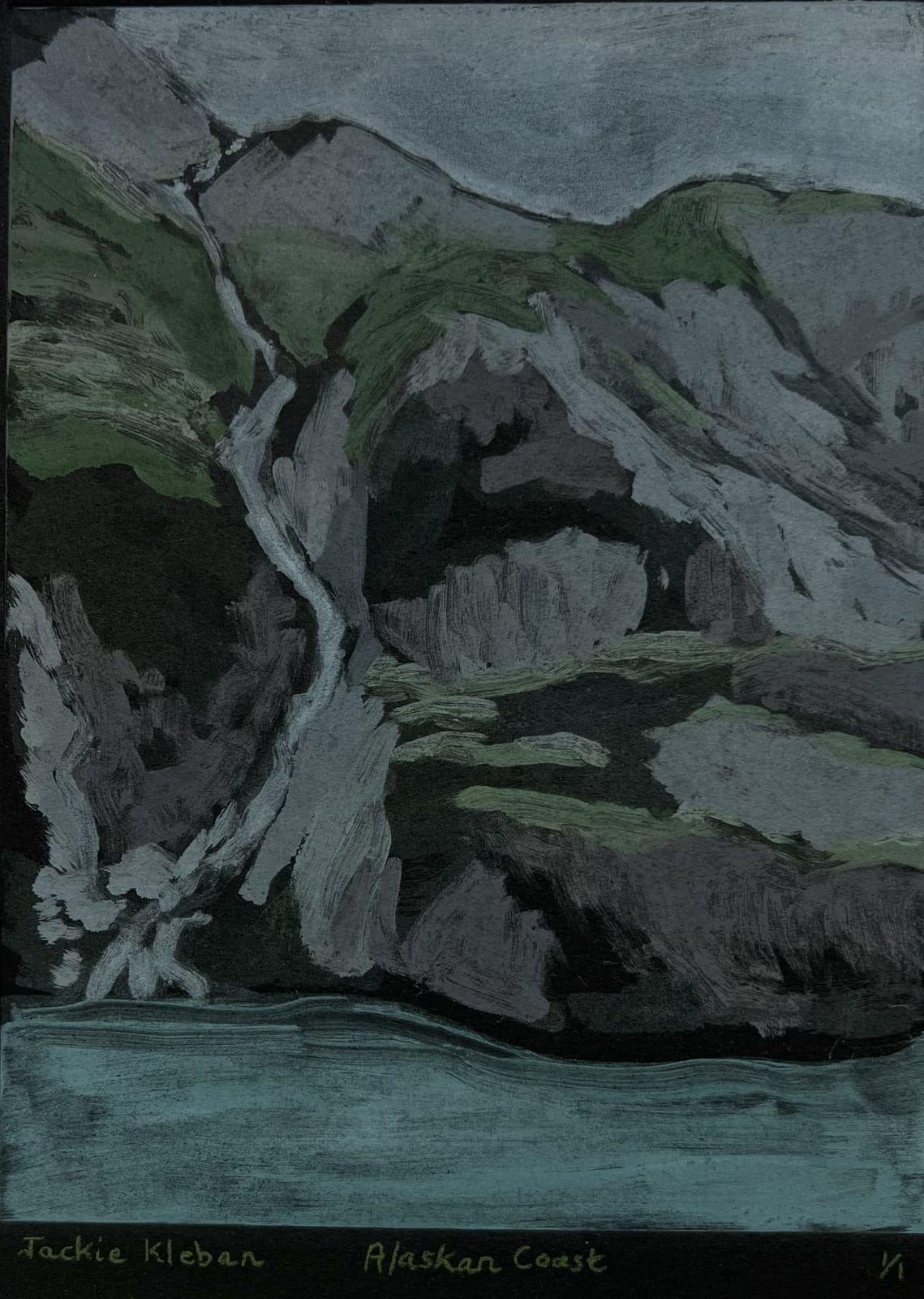 Fresh Paint 2024, Jackie Kleban "Alaskan Coast"