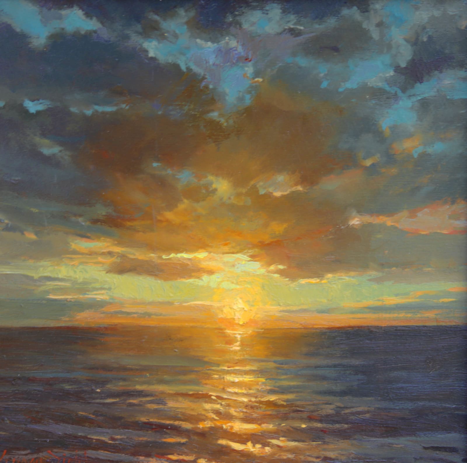 Private Collection 2025, Susan Diehl "Evening's Golden Glow"
