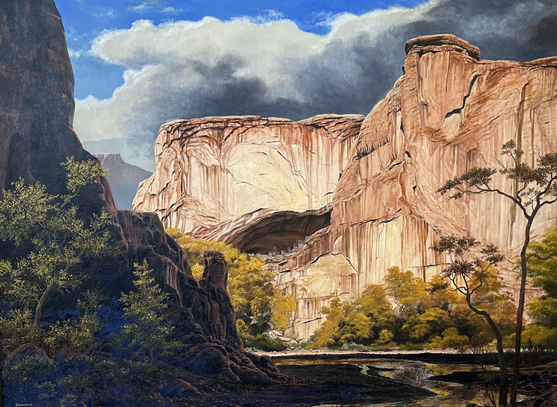 Private Collection, "Indian Ruin" by Frederick Denys