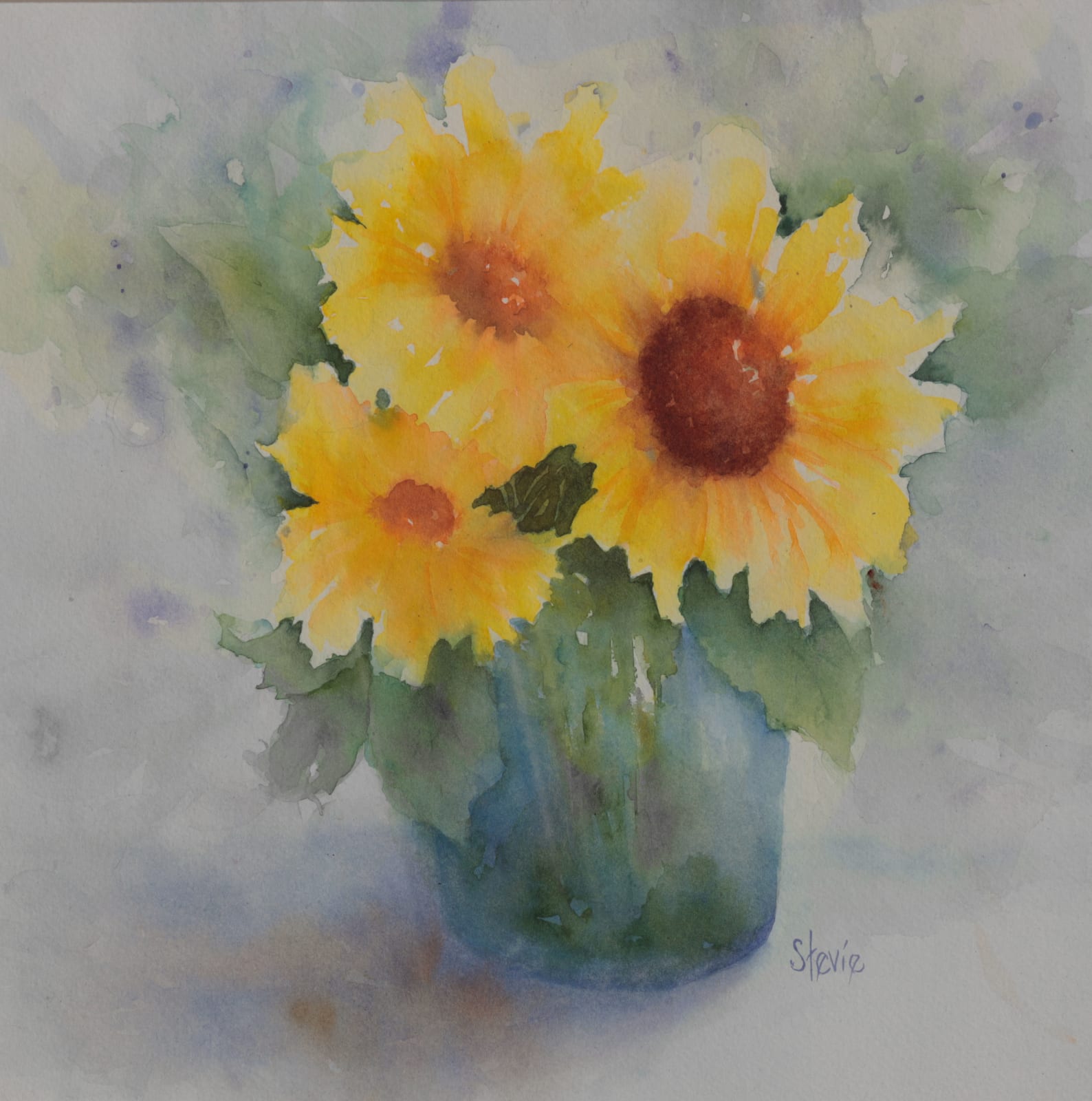 Beaux Arts 2025, Stevie Denny, "Sunlit Blues"