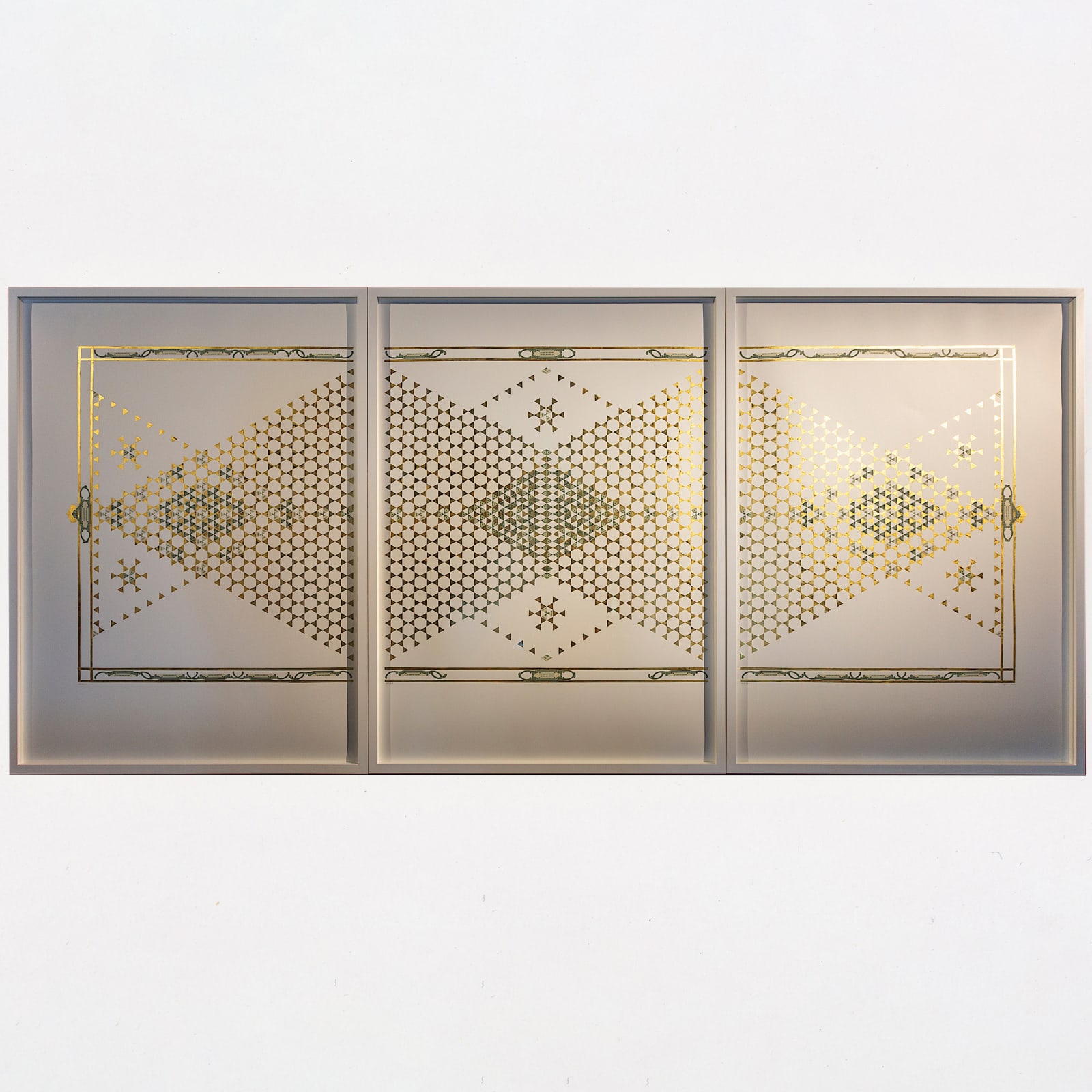 Abdullah M. I. Syed, Illuminated Prisms Manuscript II (Pages, 3, 4, 5), 2022