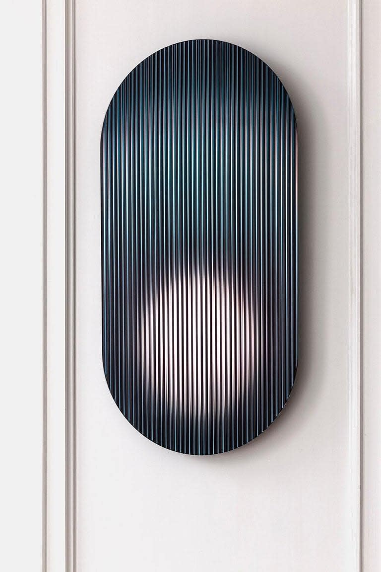 Rive Roshan, Colour Shift Panel, Indigo-Black, 2020