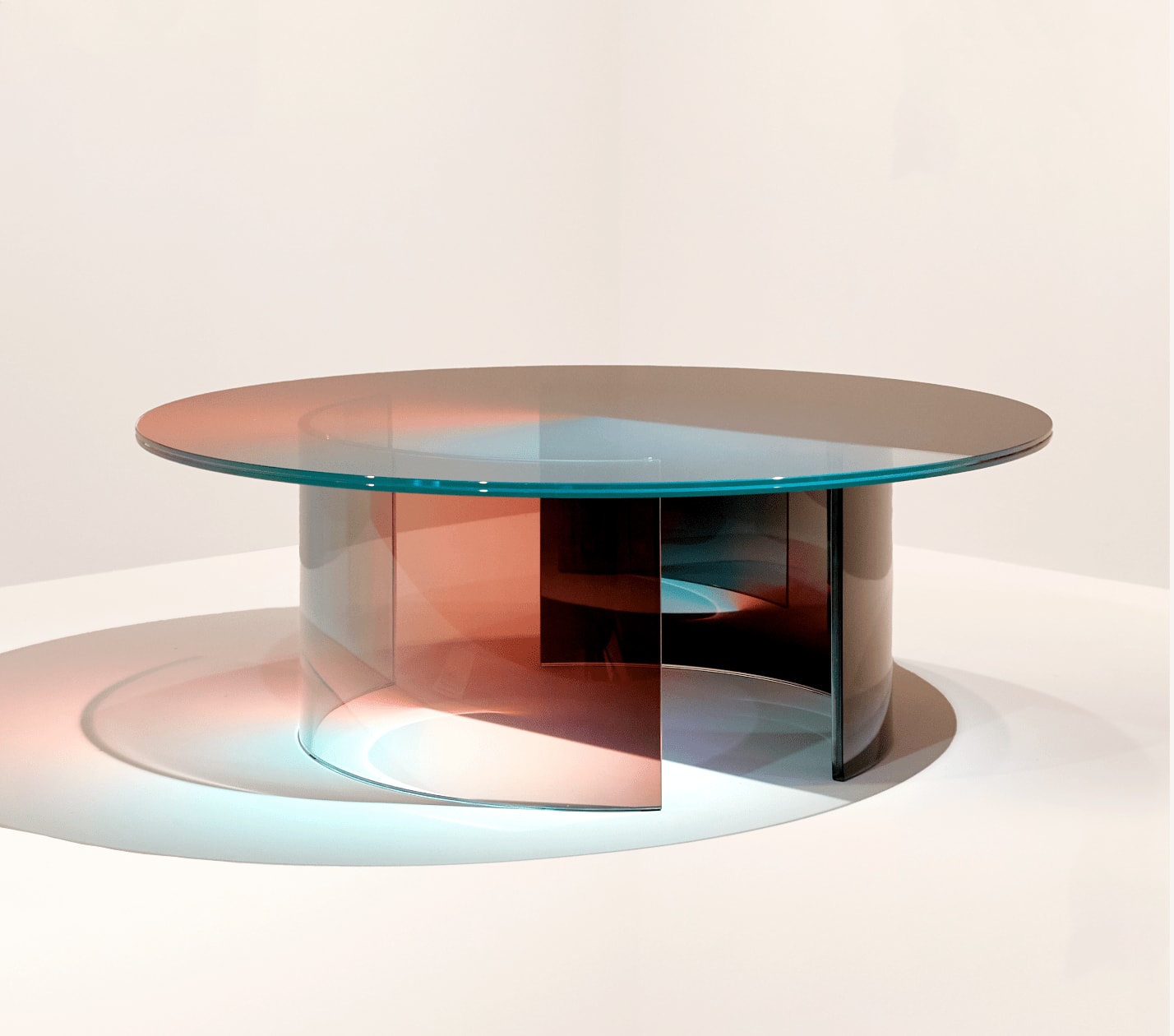 Rive Roshan, Colour Dial Table, Blue Rouge Light, 2020
