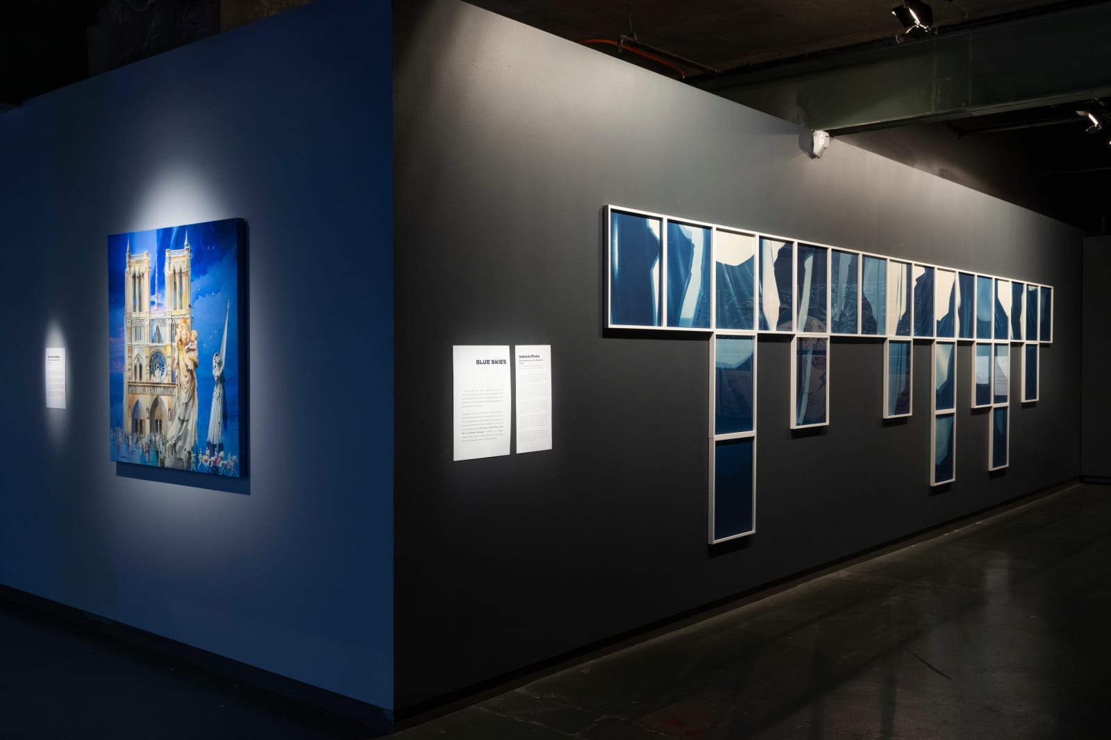 Izabela Pluta, Blue spectrum and descent, 2020