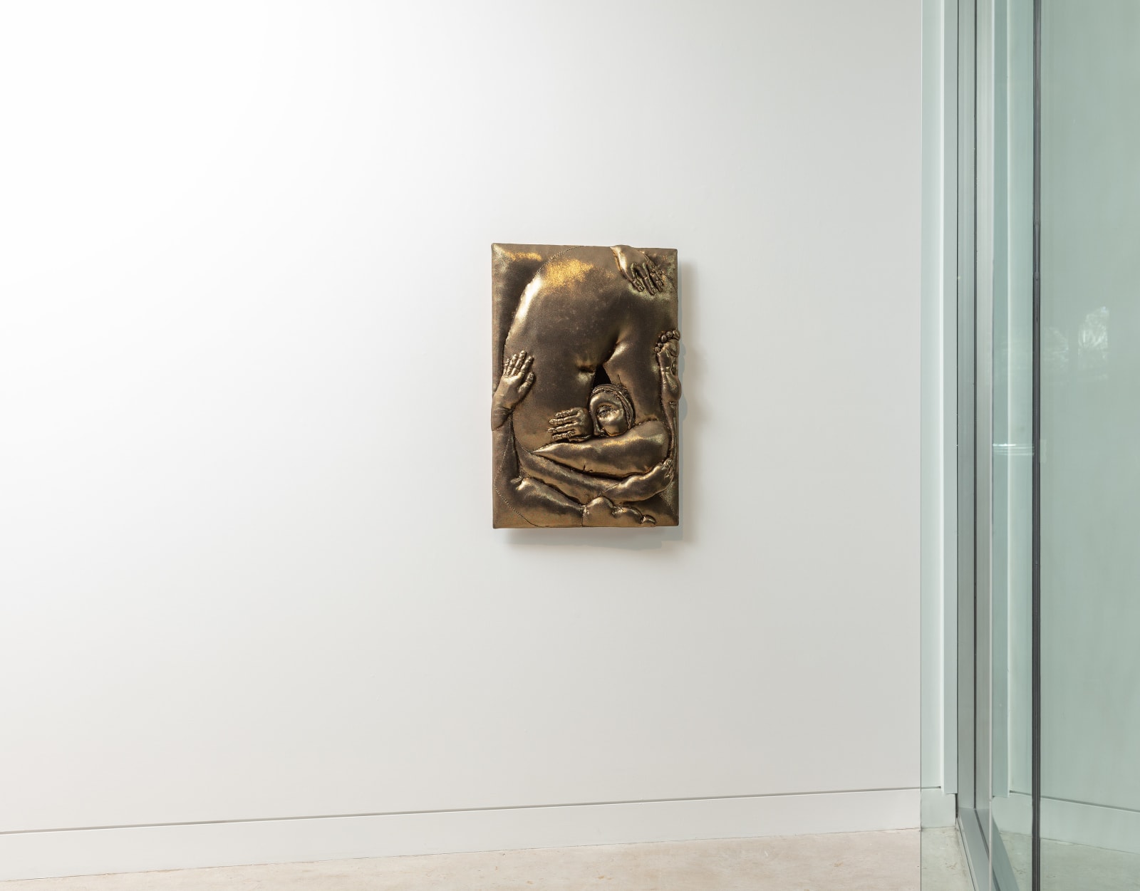 Tarryn Gill, Limber (self-portrait in relief), 2023