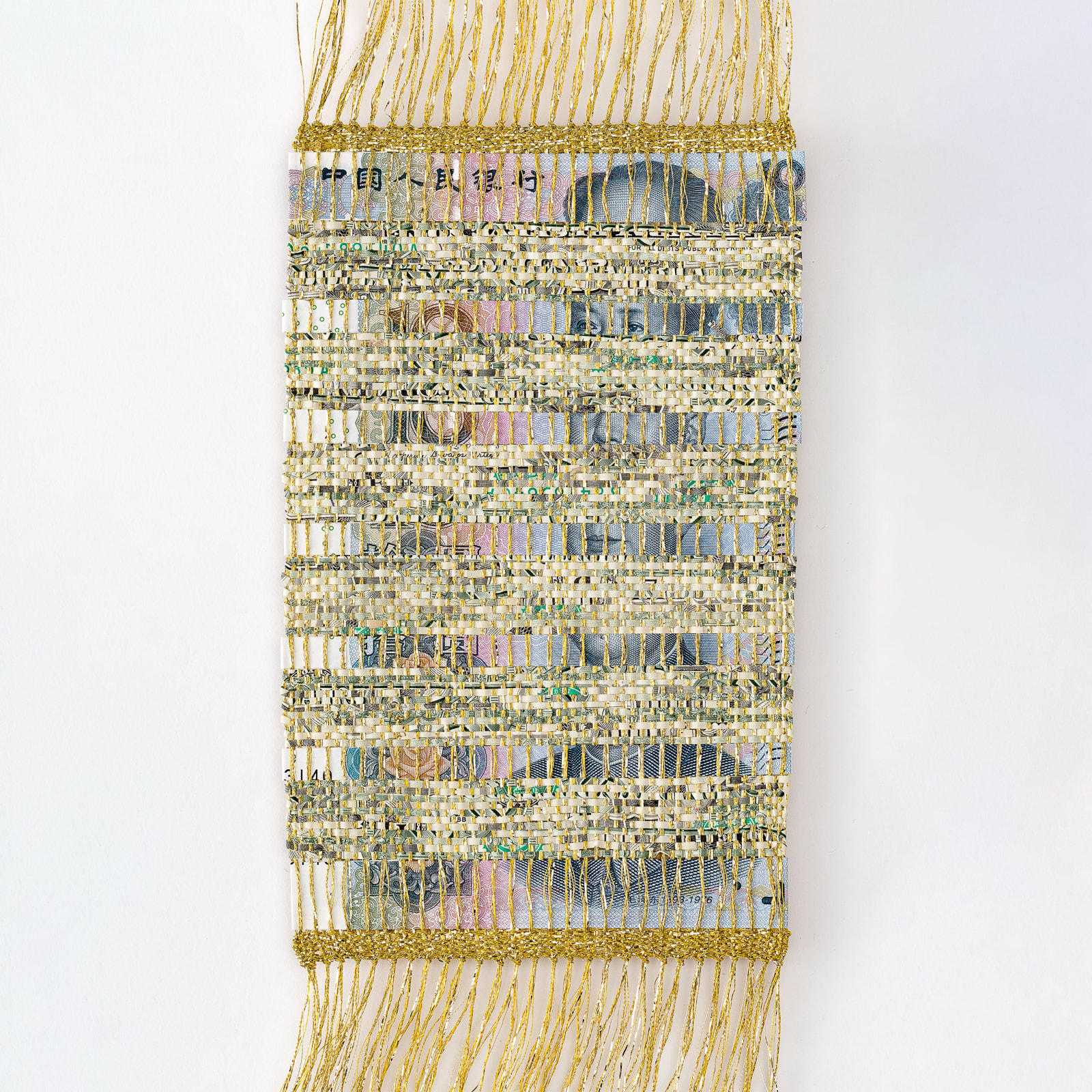 Abdullah M. I. Syed, Fabricating Economies (USA/China - Recto), 2020