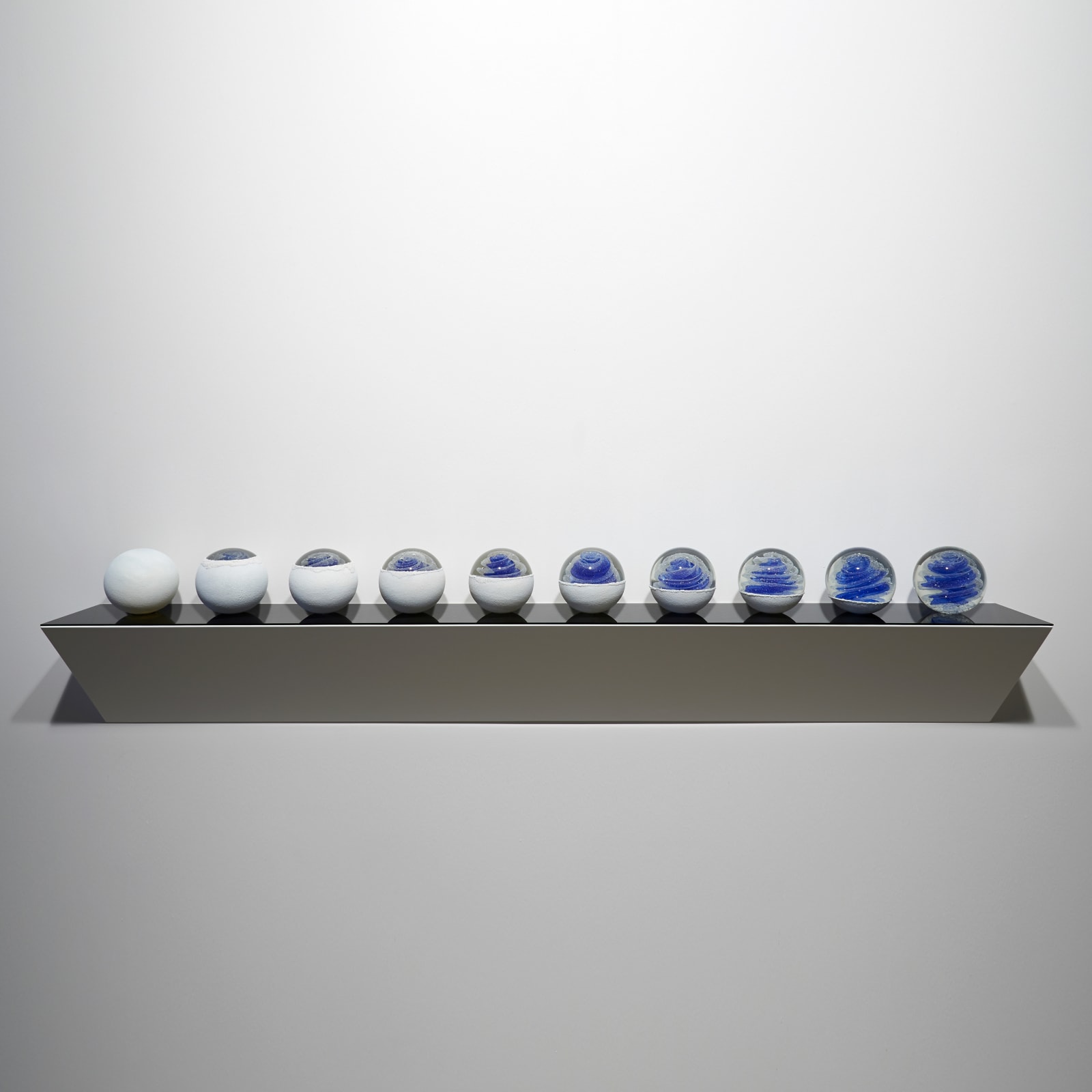 Marion Borgelt, Blue Moon Cascade: No. 1, (10 pieces), 2016