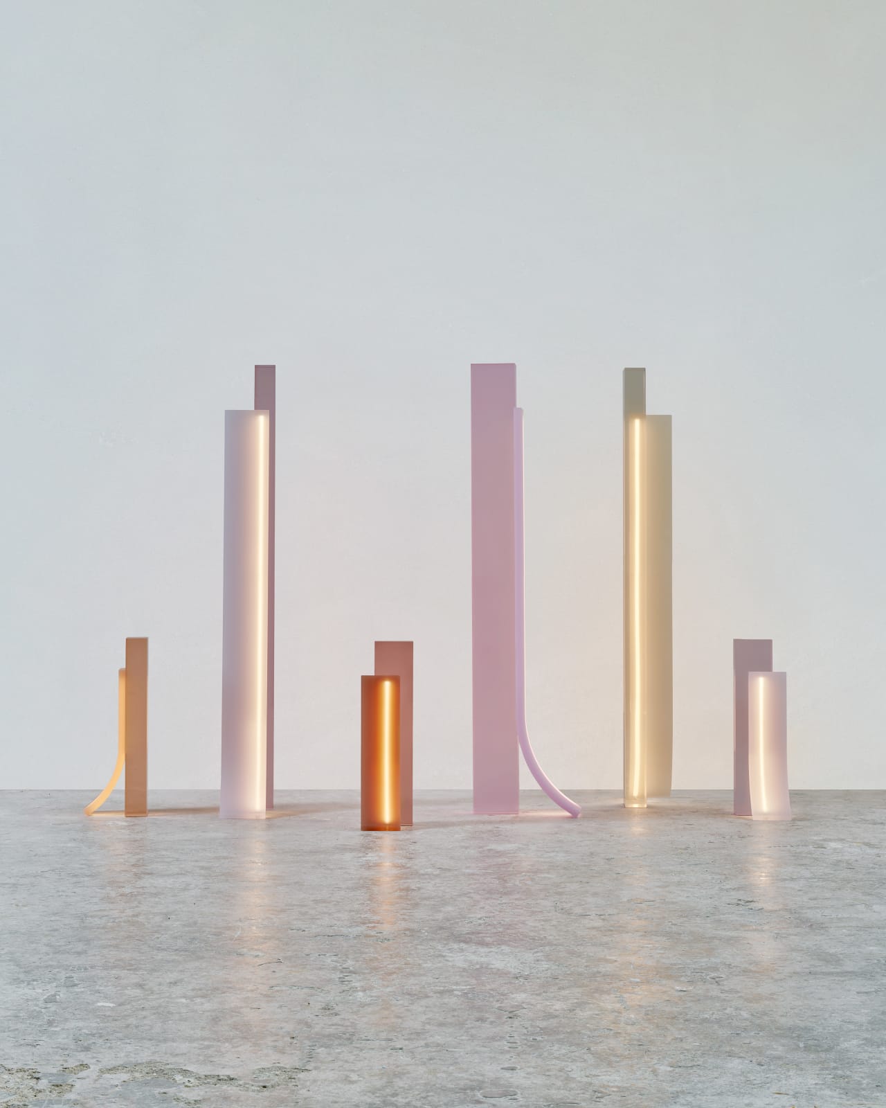 Sabine Marcelis, Slide Light, Mocha, 2023-ongoing