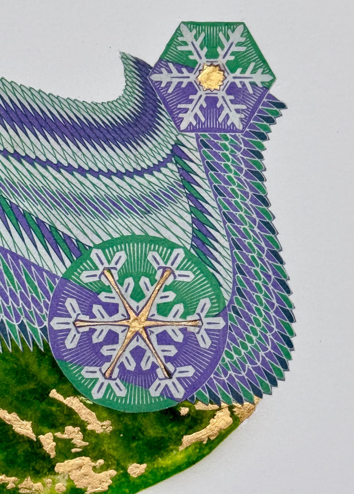 Abdullah M. I. Syed, Northern Lights and Snowflakes (Swedish 10 Kronor Reverse), 2025