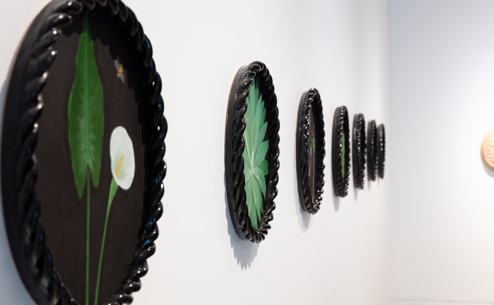 Angela Valamanesh, Birds and bees 19, (Lily with Bee), 2024