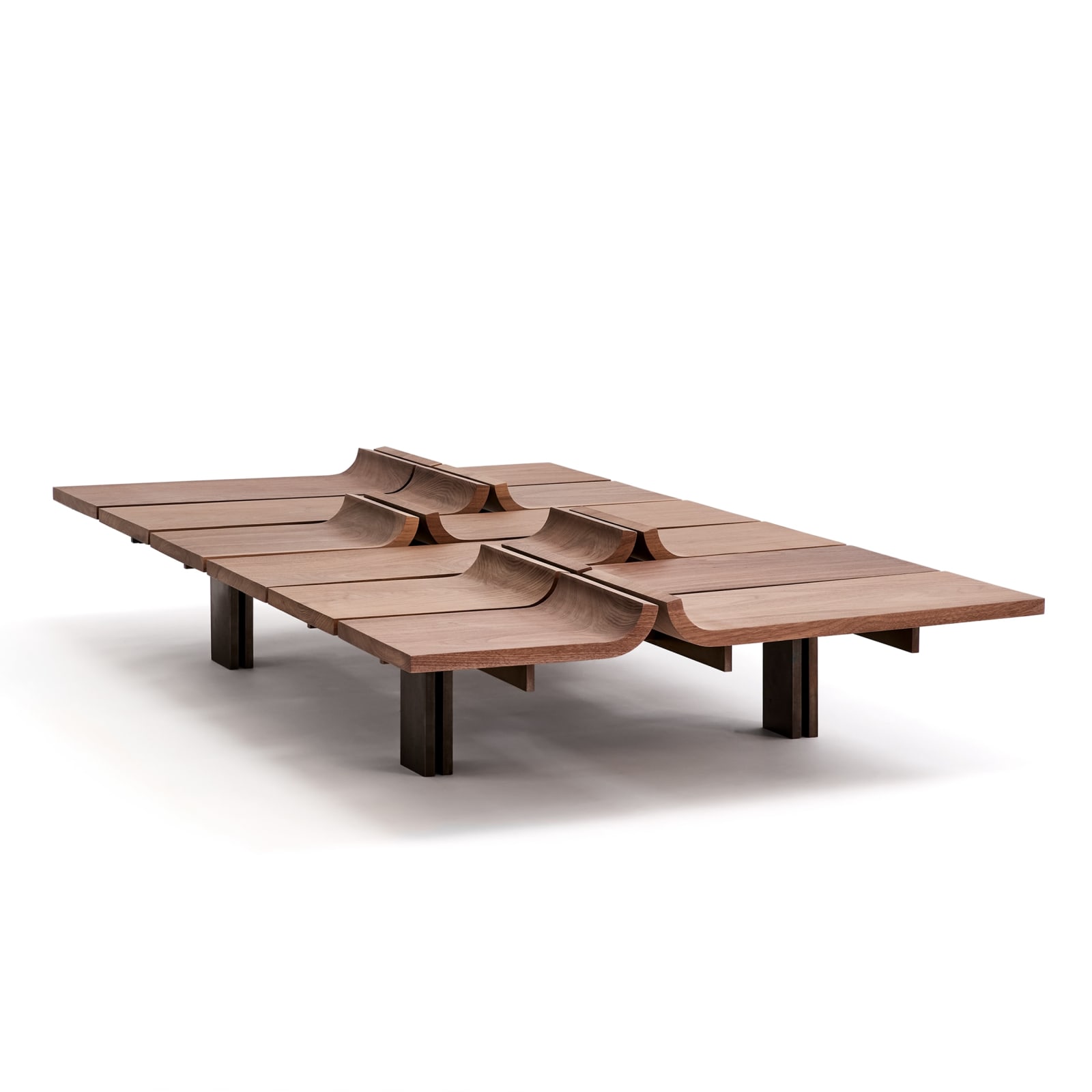 Studio Don Cameron, 'Oblique' Coffee Table (Walnut), 2022