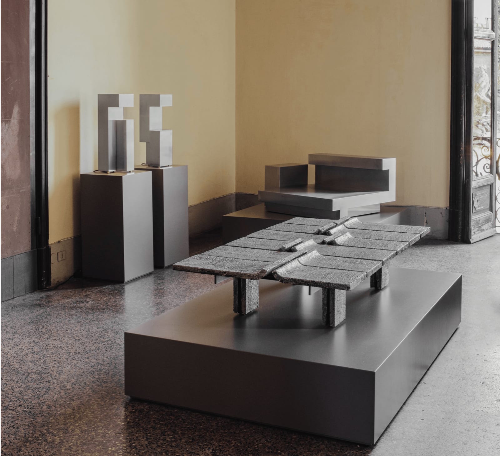 Studio Don Cameron, 'Oblique' Coffee Table (Ceramic), 2023